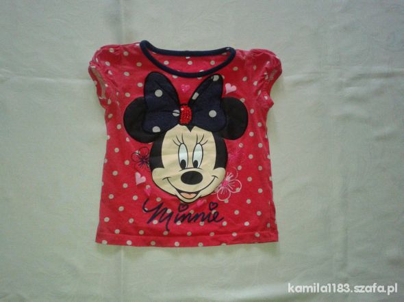 T shirt z Minnie 81 86 cm Disney