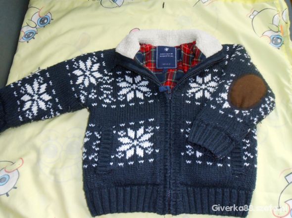 Kurtka sweter z wzorami norweskimi NEXT 98