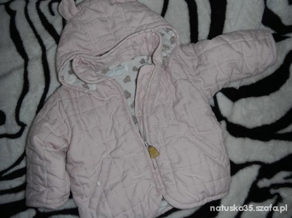 rózowa przejściowa kurteczka w misie 68