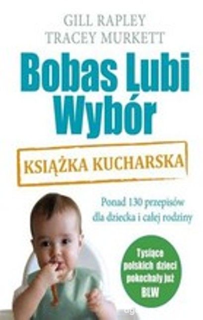 książka kucharska BLW bobas lubi wybór