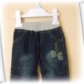 Jeansowe NOWE spodnie dla synka 80cm 12mcy