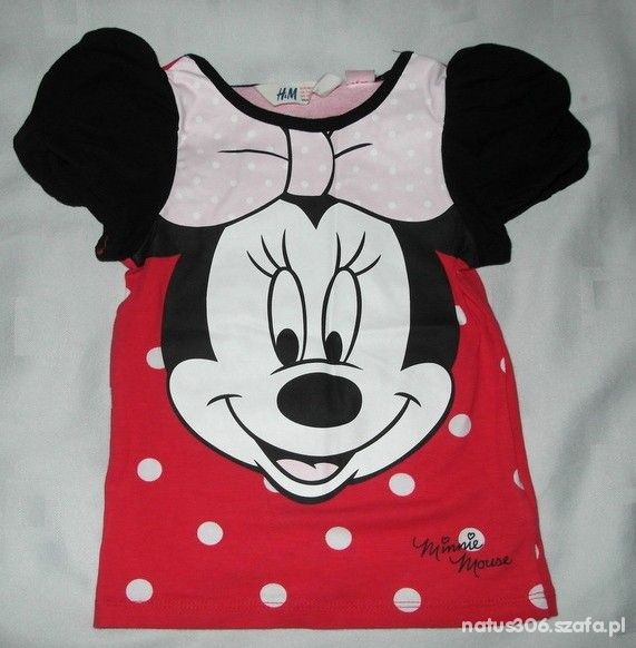 H&M bluzeczka minnie 2 4 lata