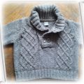 Gruby pleciony sweter