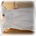 biała sukienka chrzest 74 cm