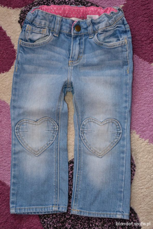 H&M jeansy serca