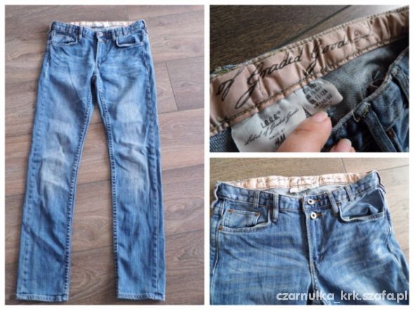 spodnie jeansowe rurki H&M 11 12lat