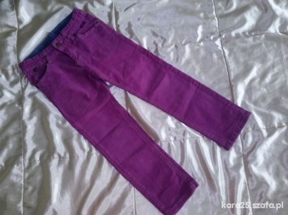 Spodnie rurki sztruks FIX rozmiar 6 lat