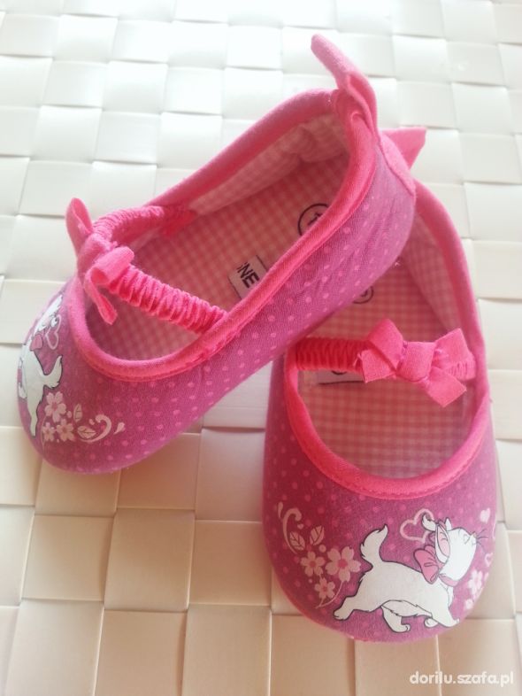 Disney różowe buciki z kotkiem Marie 19