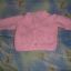Sweterek różowy rozmiar 62