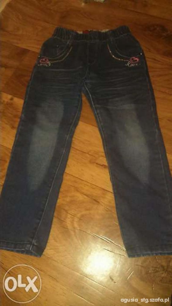 spodnie jeansowe rurki