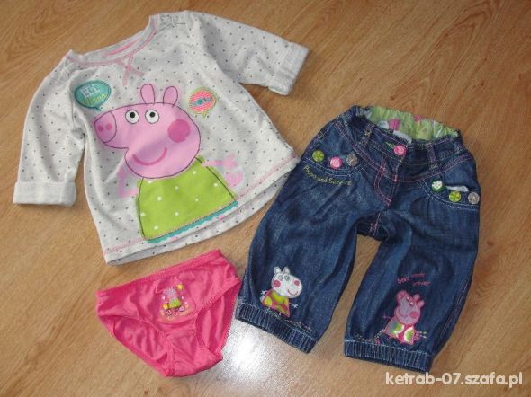 PEPPA PIG SPODENKI BLUZA