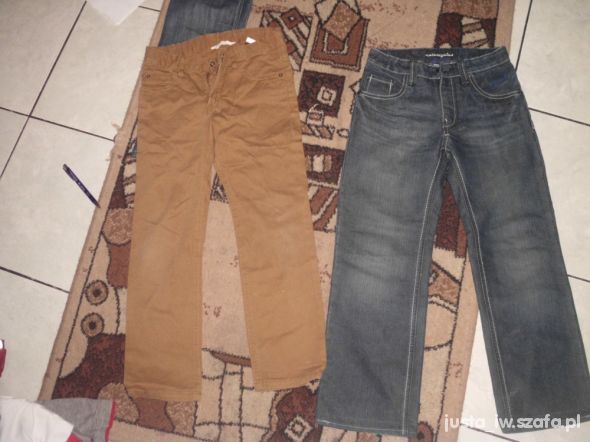zestaw h&m i jeansy 134