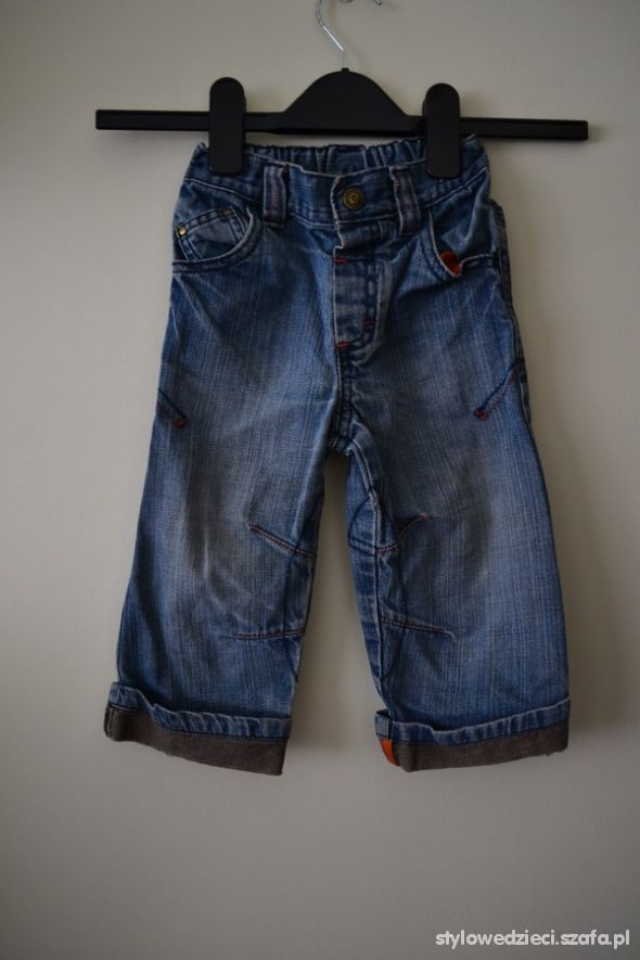 NEXT spodnie jeansowe chłopcy 12 18 m 86 cm