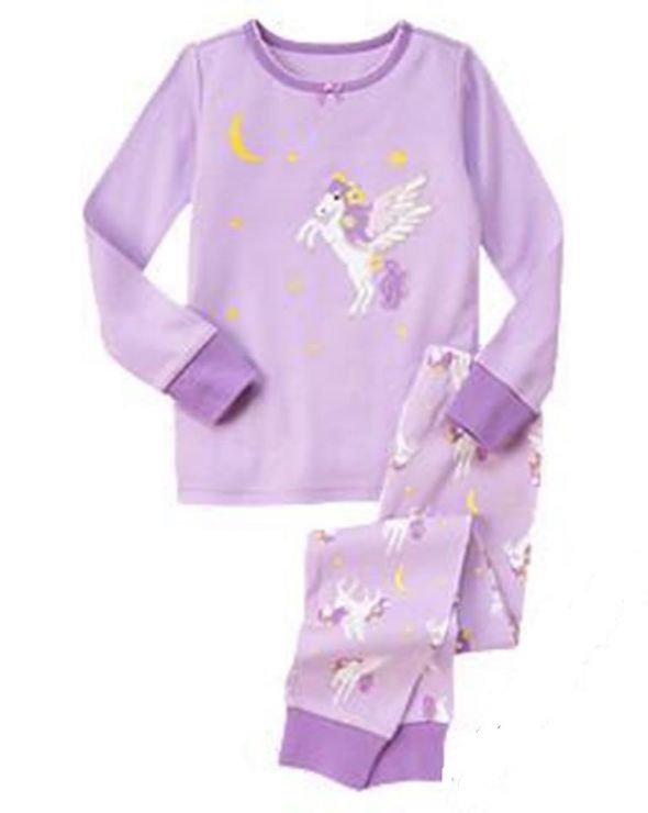 Gymboree 6T piżamka z konikiem fioletowa