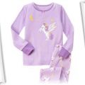 Gymboree 6T piżamka z konikiem fioletowa