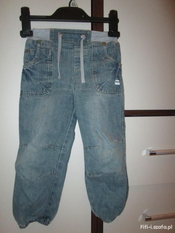 Spodnie dżinsowe ze ściągaczem