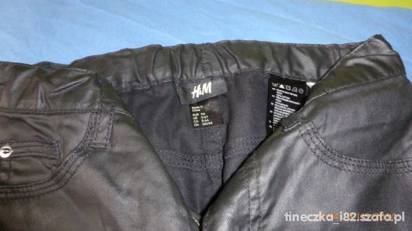 spodnie czarne skórzane