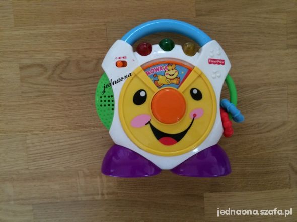 zegar grajaco uczacy fisher price