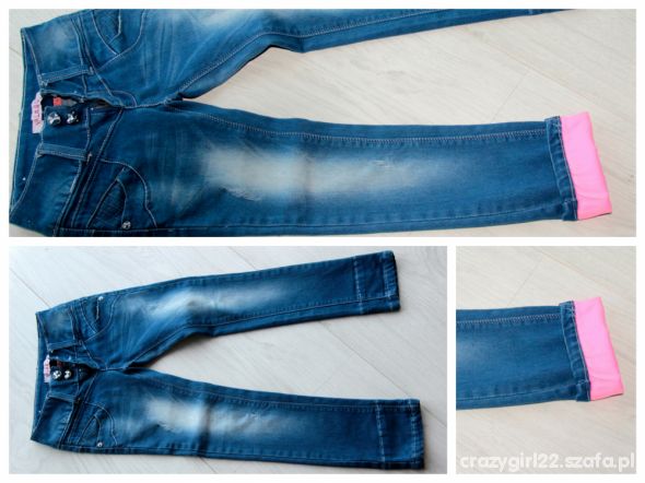 Spodnie jeansowe rurki