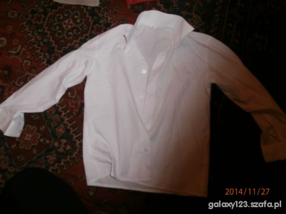 biała koszula 134