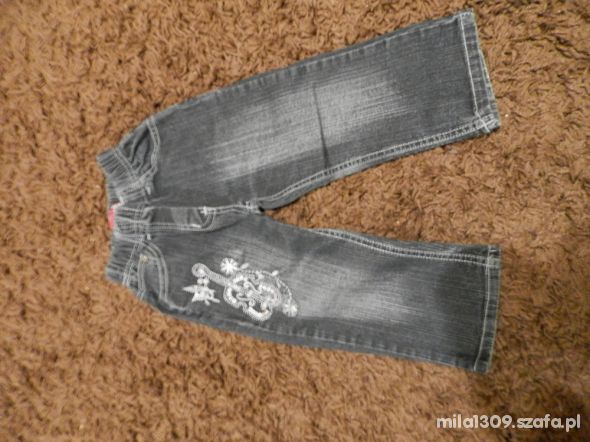 Spodnie jeansowe 80 cm