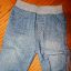 Spodnie jeansowe ze ściągaczmi dla chłopca