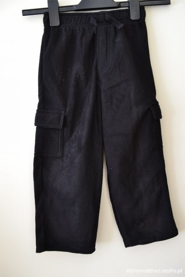 Polarowe spodnie bojówki chłopiec 4 104 cm