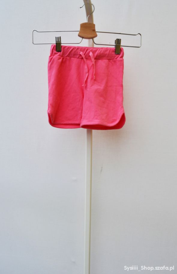 Spodenki Dresowe Dresy H&M 80 cm Różowe Róż
