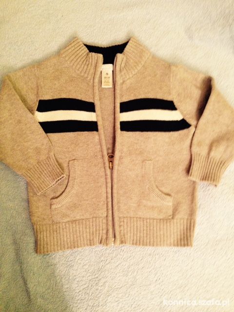 OLD NAVY świetny elegancki sweterek zip 86 92