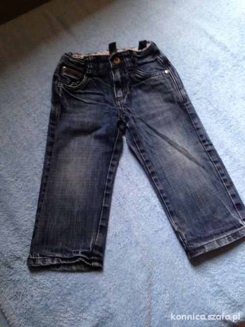 ZARA KIDS 92 98 Świetne jeansowe wycierane spodni