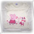 TU Peppa Pig bluzka kr rękaw roz 2 3 lata 92 98 cm