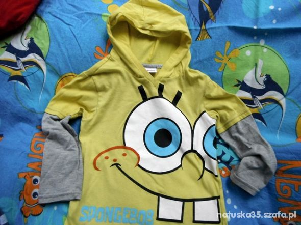 bluzka z kapturem spongebob 116