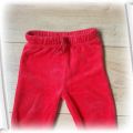 Welurowe spodnie dresowe czerwone 68 IDEAŁ