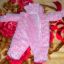 Cieplutkie różowe futerko pajacyk dla dziewczynki