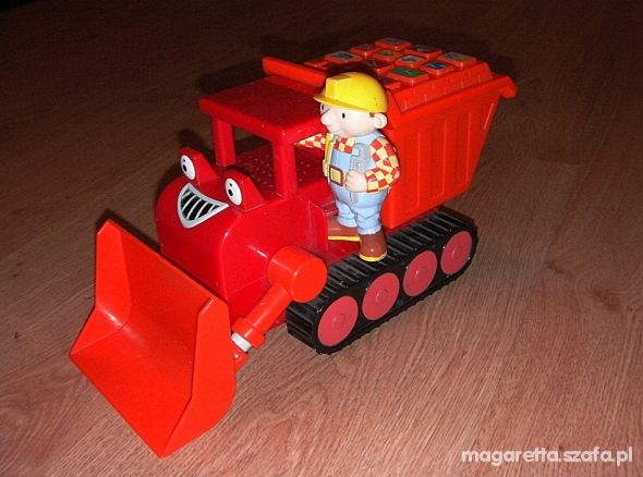 interaktywny spychacz koparka bob budowniczy
