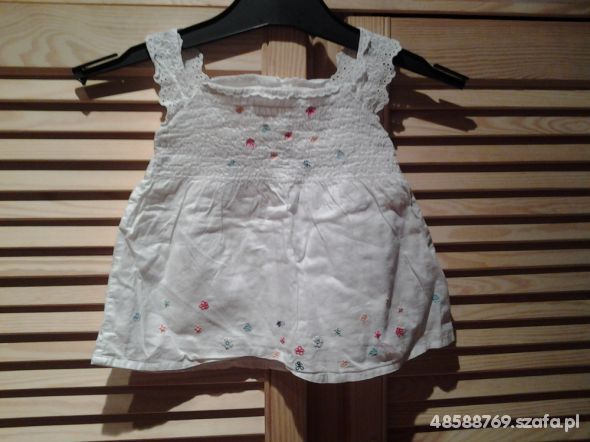 BIALA SUKIENECZKA NA RAMIACZKA