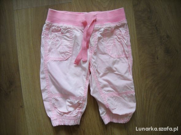 H&M różowe bawełniane spodenki 92 cm