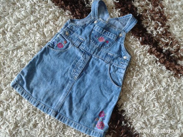 LADYBIRD jeansowa sukienka 92cm