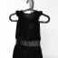 Sukienka Czarna Welurowa 92 cm KappAh Baskinka