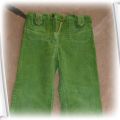 Spodnie zielone sztruksowe 104