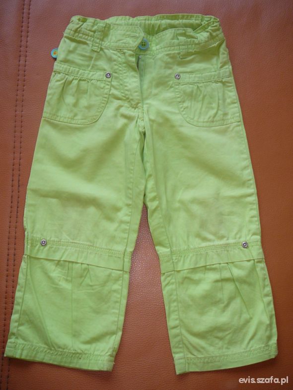 Spodnie zielone 92 do 98