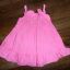 różowa sukienka FIRST IMPRESSION rozmiar 62