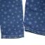 Niebieskie spodnie jeans w gwiazdki modne 146 rurk