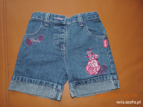 Spodenki jeansowe barbie 104