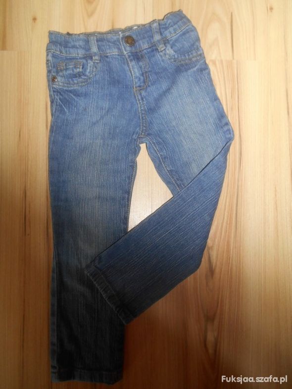 Spodnie jeansy rurki Denim Co r 98 wys 350zl