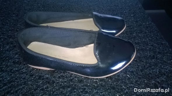 ZARA roz 26 Czarne lakierki buty buciki półbuty