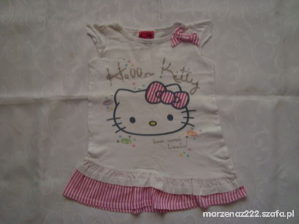 Dimension Hello Kitty biała bluzka roz 2 3 lata