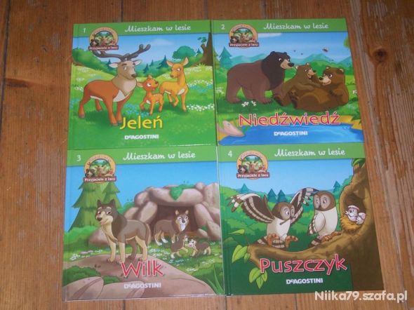 Edukacyjne książeczki o lesie i jego mieszkańcach