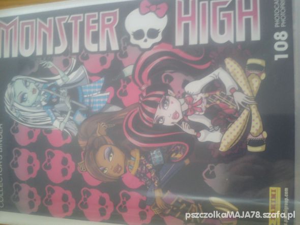 album Monster High i 51 pocztówek pojedyncze org