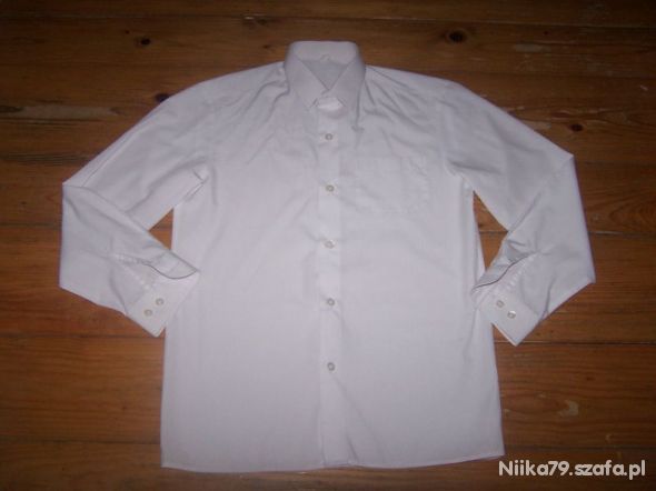Biała elegancka koszula 146 152